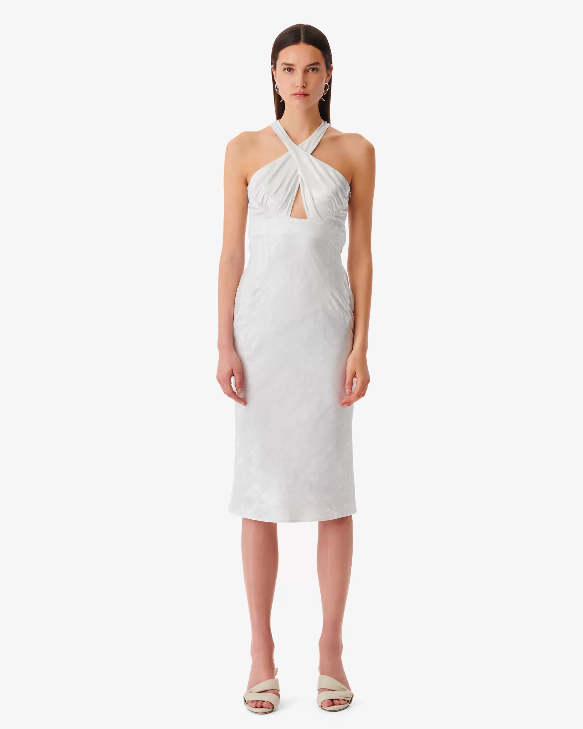Flash Sale Abito Lungo Con Tagli Calvino Donna Vestiti