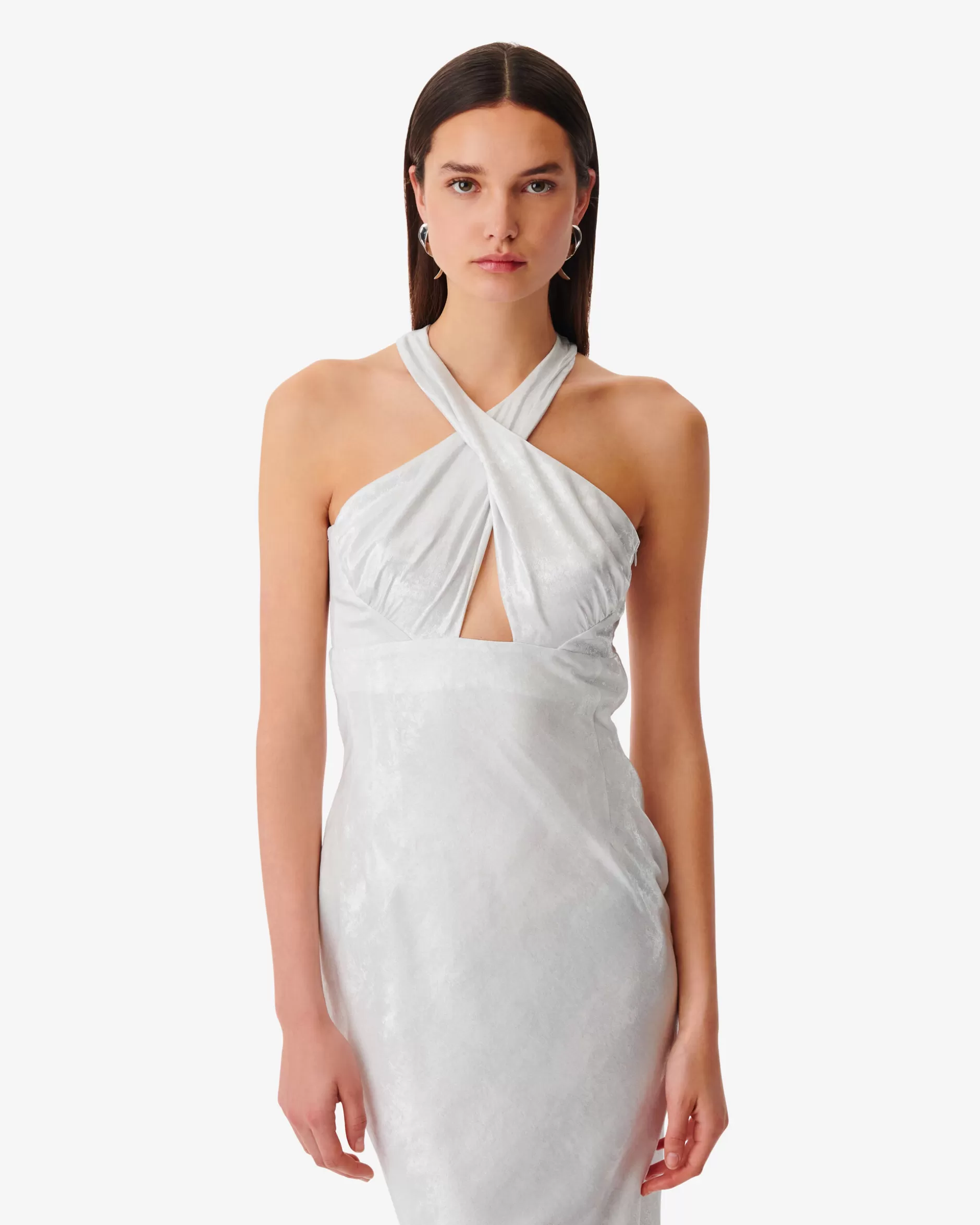Flash Sale Abito Lungo Con Tagli Calvino Donna Vestiti