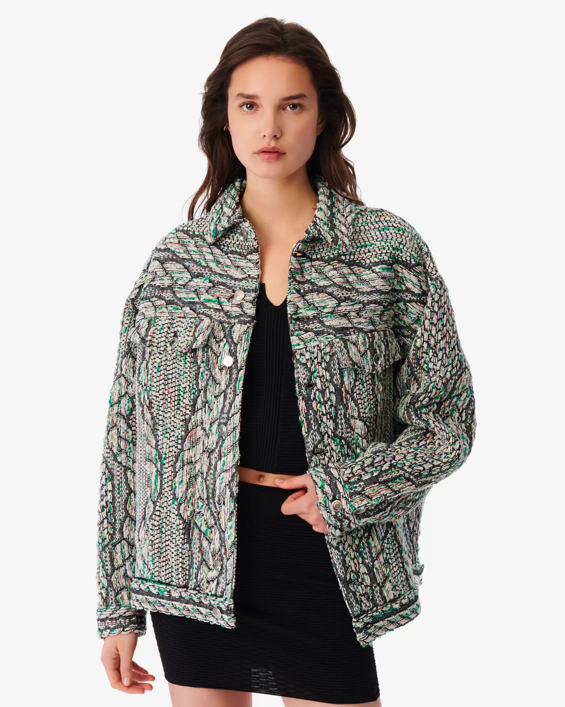 Cheap Giacca Oversize In Tweed Aldot Donna Cappotti & Giacche