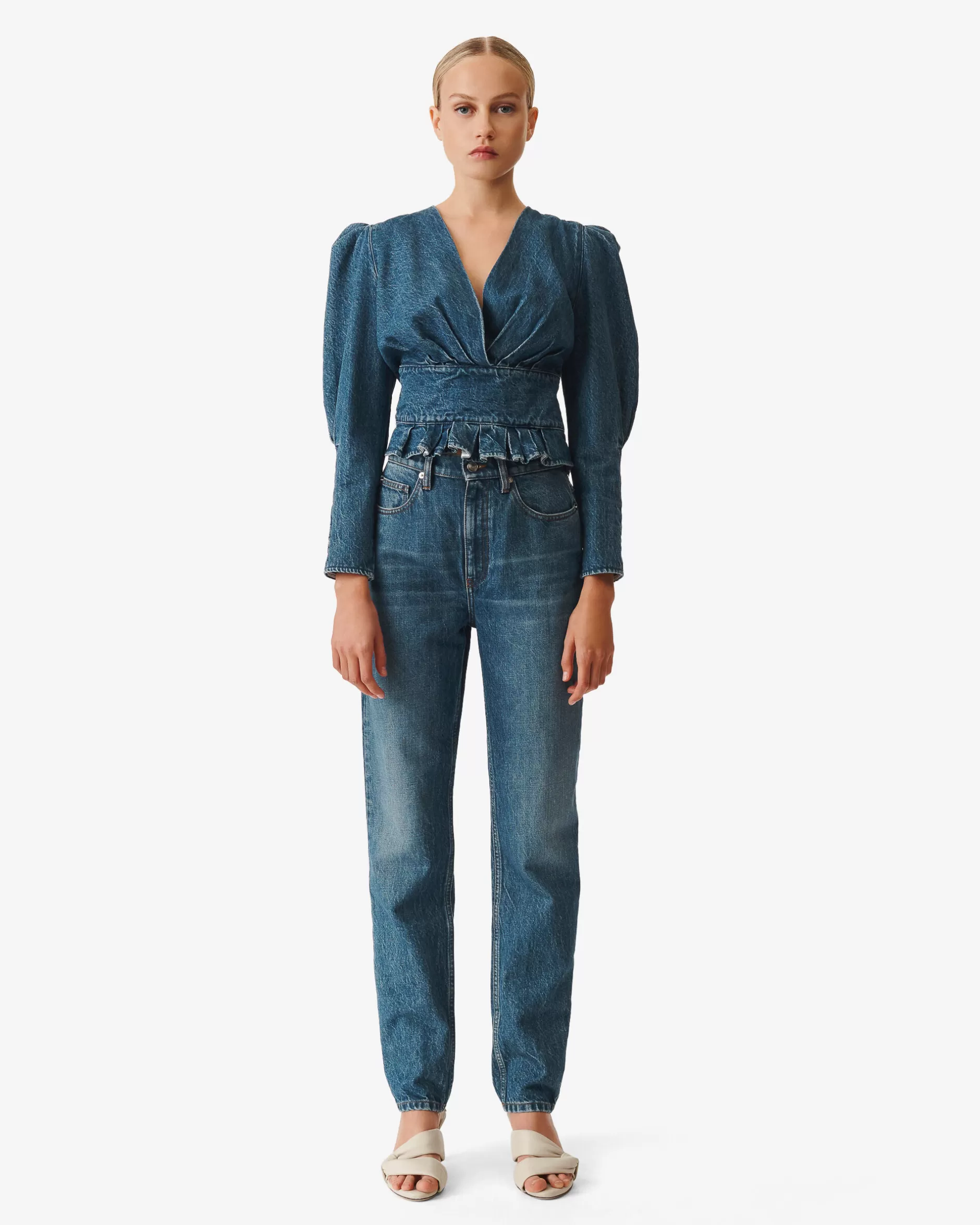 Store Jeans Mom Fit A Vita Alta Brooke Donna Jeans