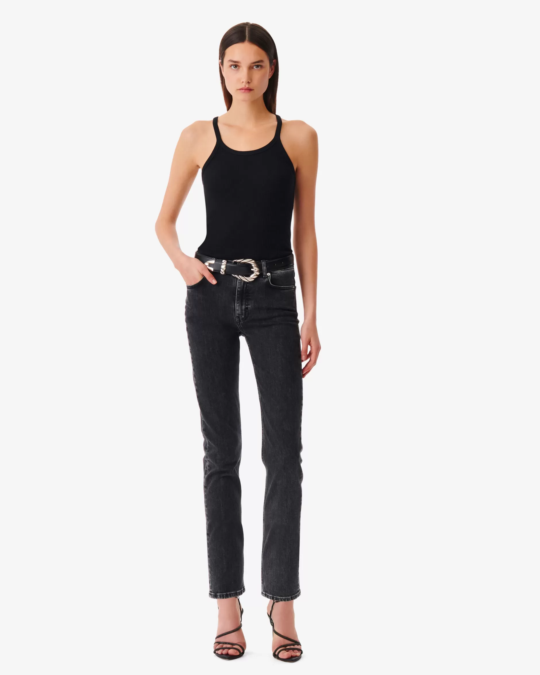 Cheap Jeans Slavato Taglio Diritto Deen Donna Jeans