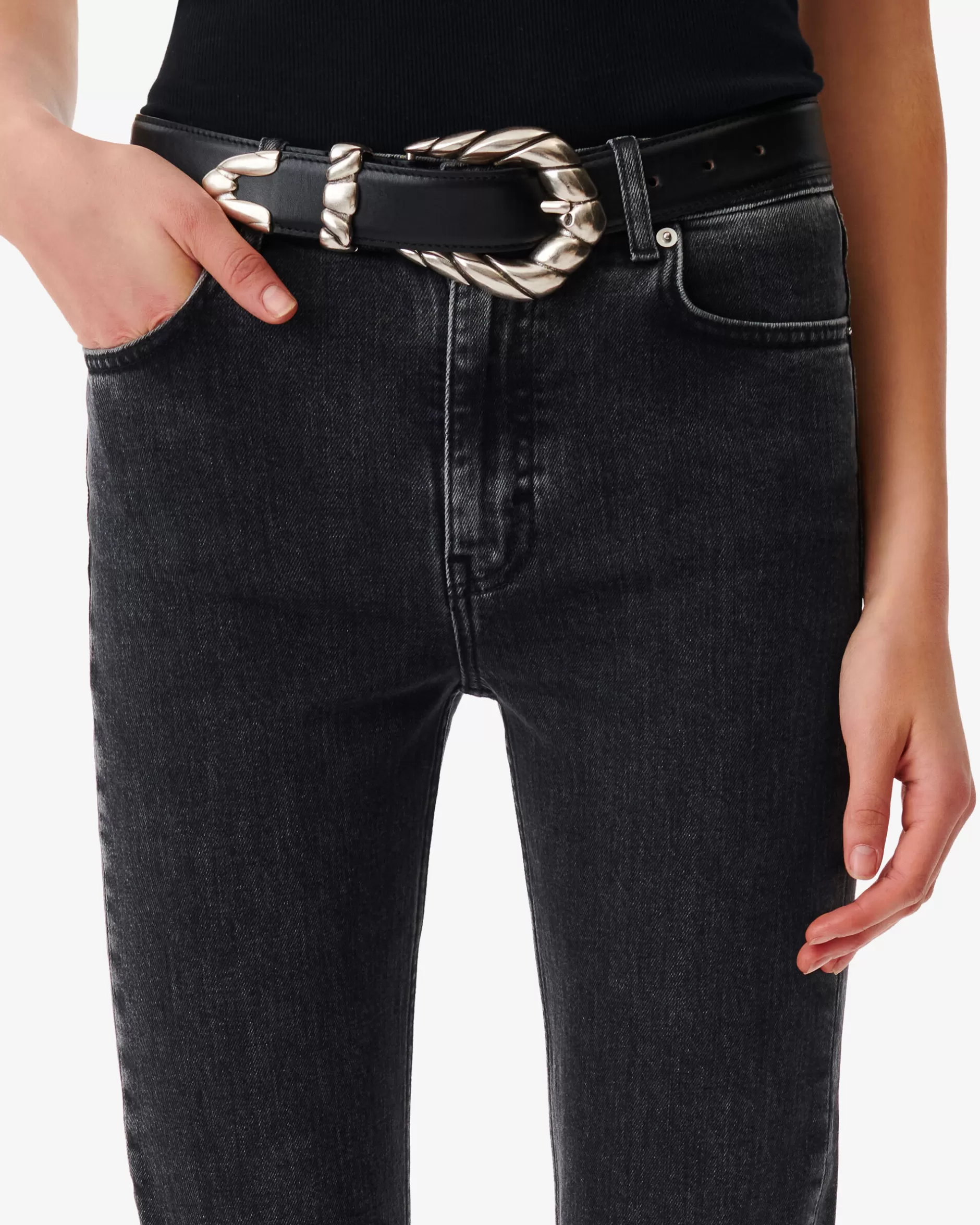 Cheap Jeans Slavato Taglio Diritto Deen Donna Jeans