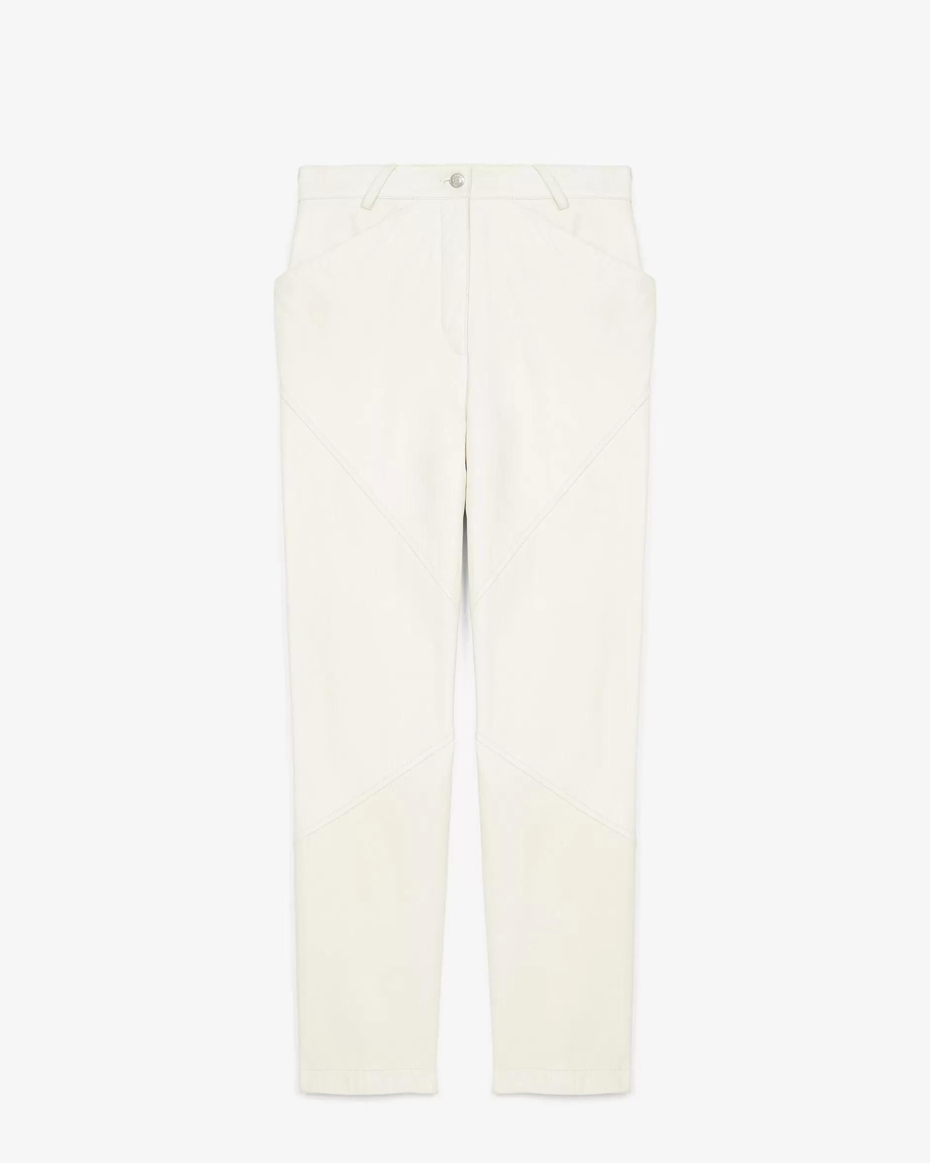 Best Sale Pantaloni Dritti In Pelle Hazel Donna Pantaloni