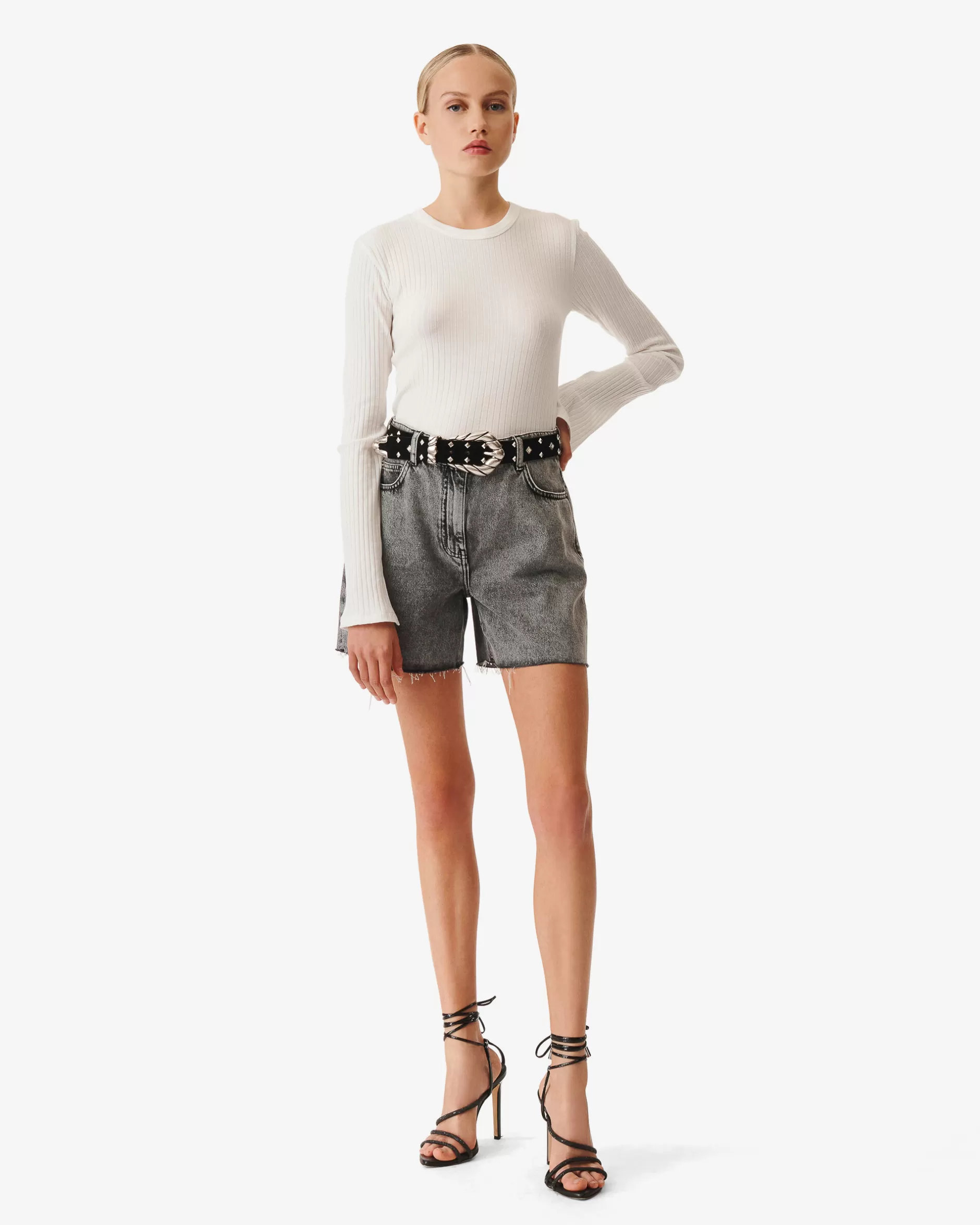 Best Sale Shorts In Denim Delave Quinta Donna Gonne & Shorts