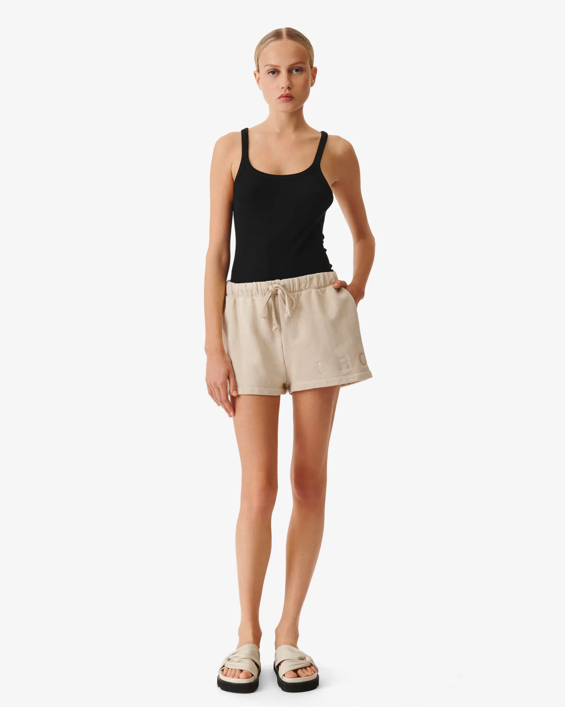 Sale Shorts In Felpa Con Logo Ocresia Donna Gonne & Shorts