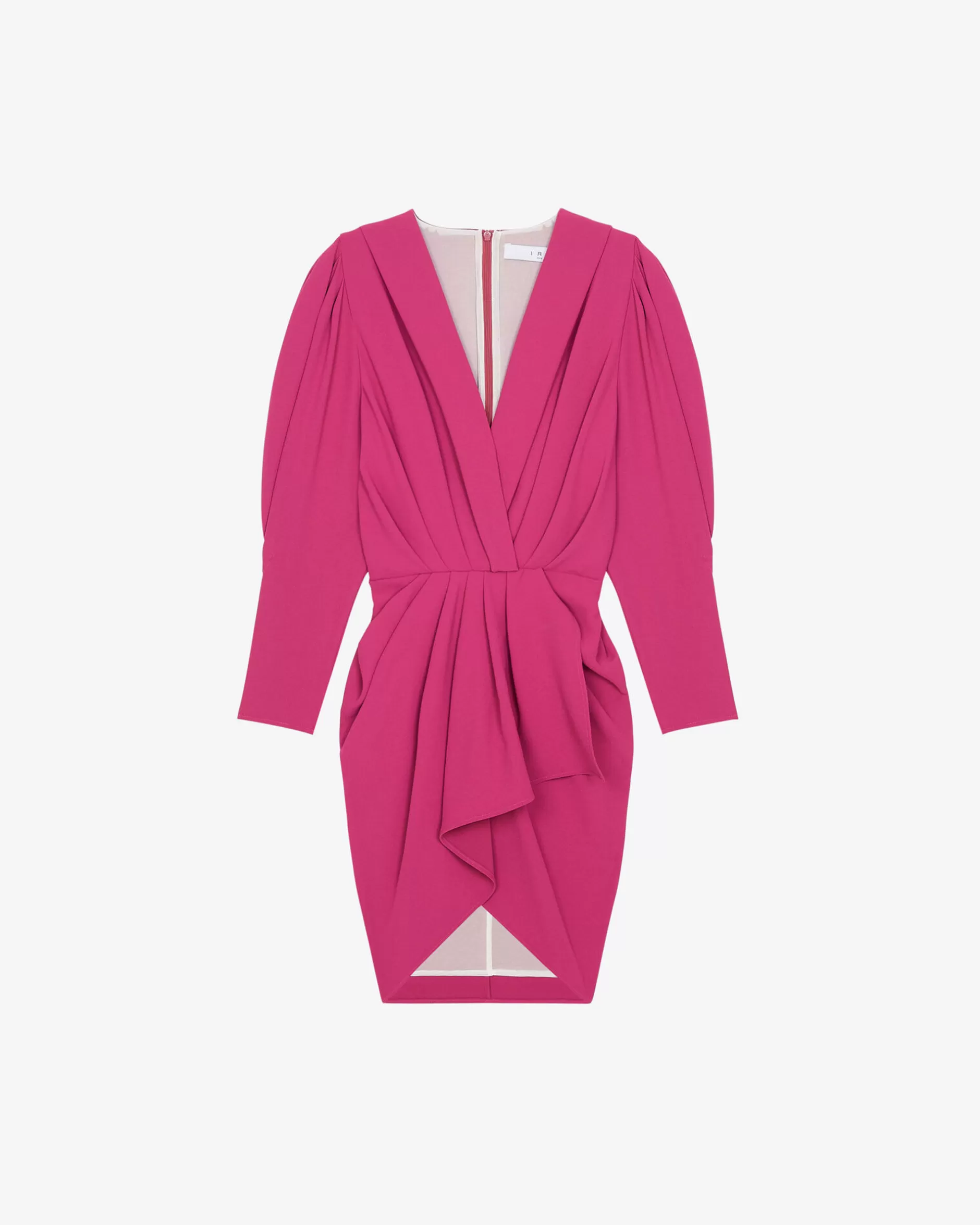 Store Vestito Corto A Pieghe Con Scollo A V Kalea Donna Vestiti
